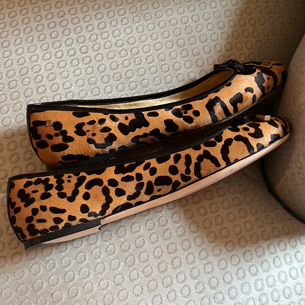 COACH Adorable Ocelot Print Haircalf Ballet Flats - Picture 3 of 12